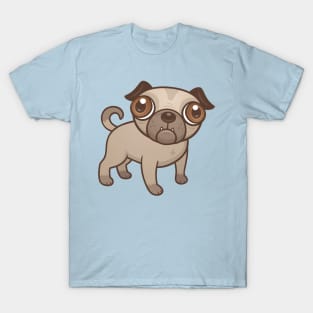 Pug Puppy Cartoon T-Shirt